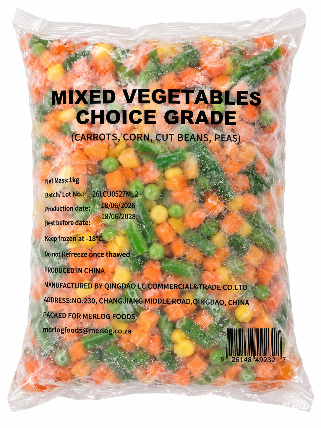 Frozen Mixed Vegetables